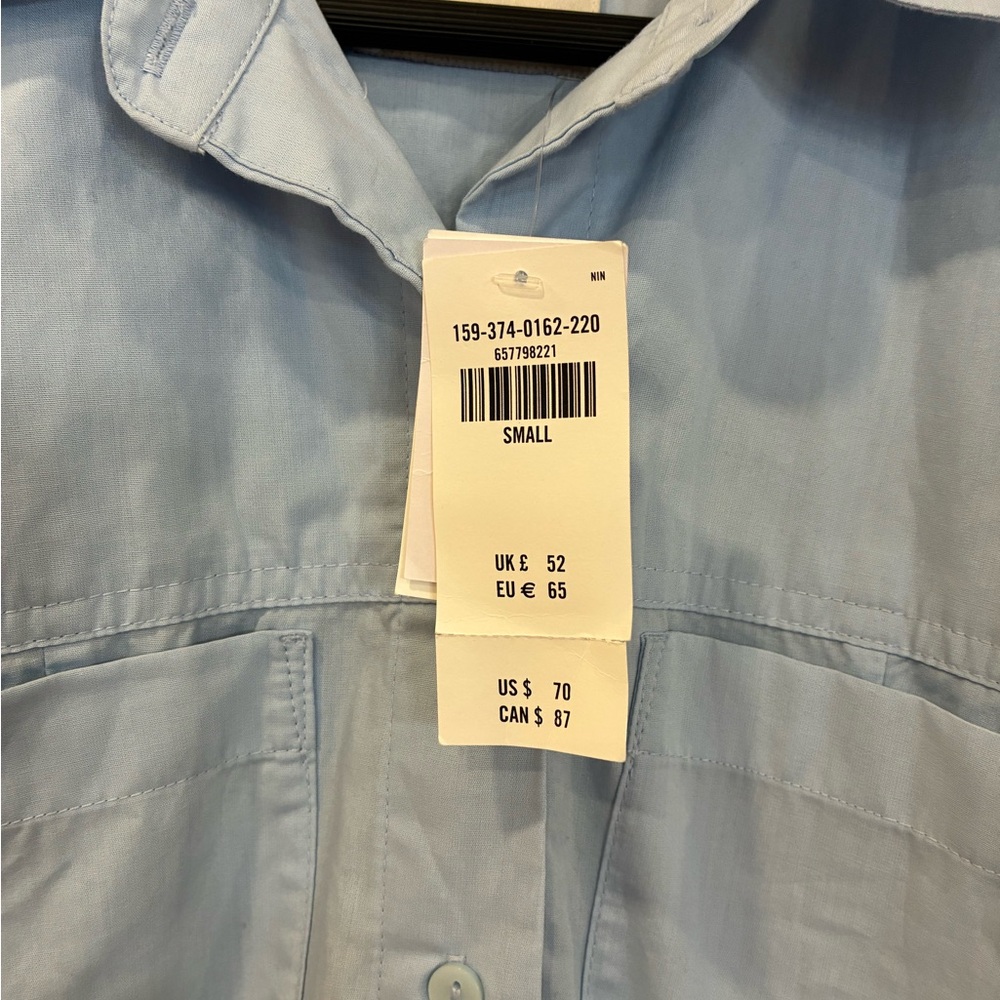 2/$40 NWT Abercrombie & Fitch Button Down Ruched Dress - Picture 6 of 10